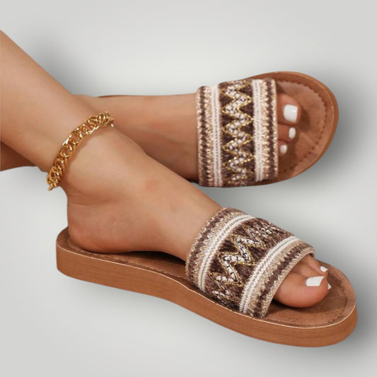 Comfortabele Dames Sandalen Bruin – Lichtgewicht | AMADO