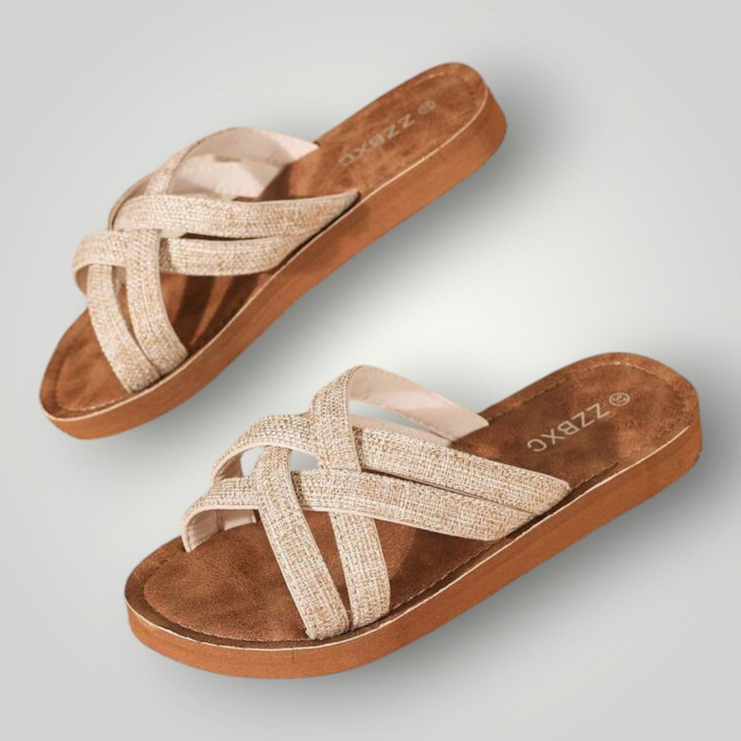 Women's Brown Sandals – Roman Style & Breathable | AMADO
