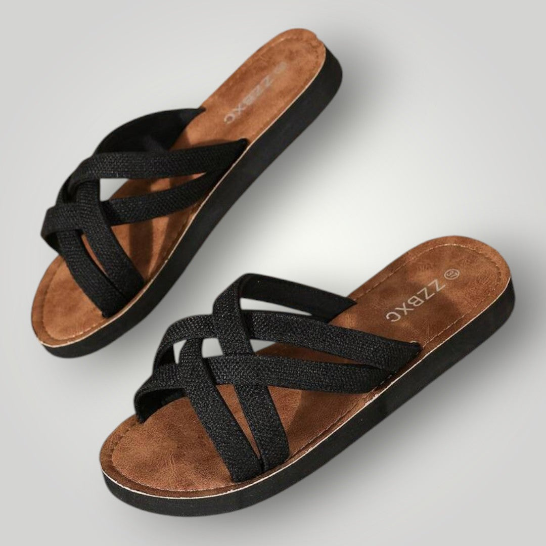 Women's Brown Sandals – Roman Style & Breathable | AMADO